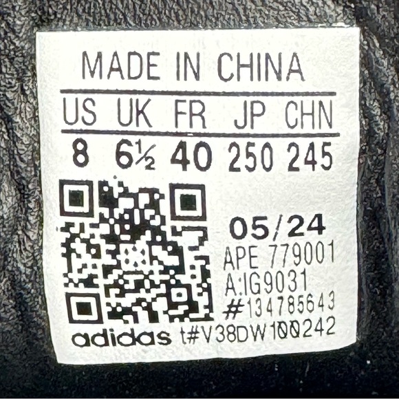 ADIDAS WOMEN SNEAKERS SAMBA BLACK Size # 8 - Picture 7 of 9